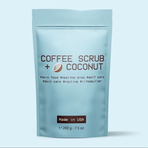 NWT Life’s Butter #Skinfood Coffee Scrub with Coconut - Picture 1 of 4